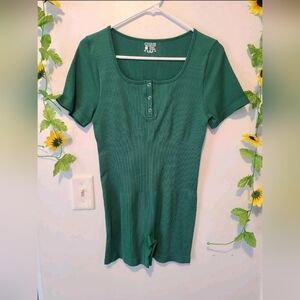 Nwot OQQ Large Shorts Bodysuit Romper